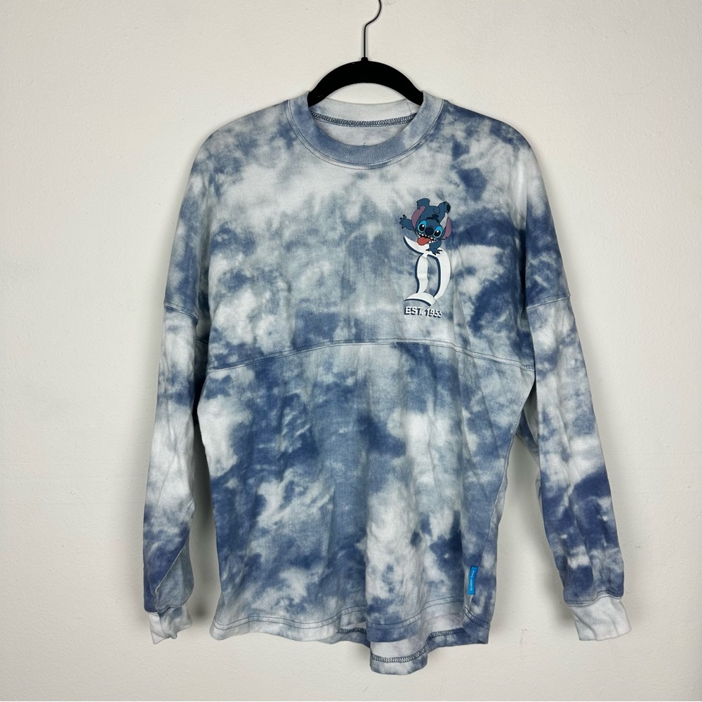 Disneyland Stitch Spirit Jersey Blue Tie Dye Size XS - Picture 2 of 5
